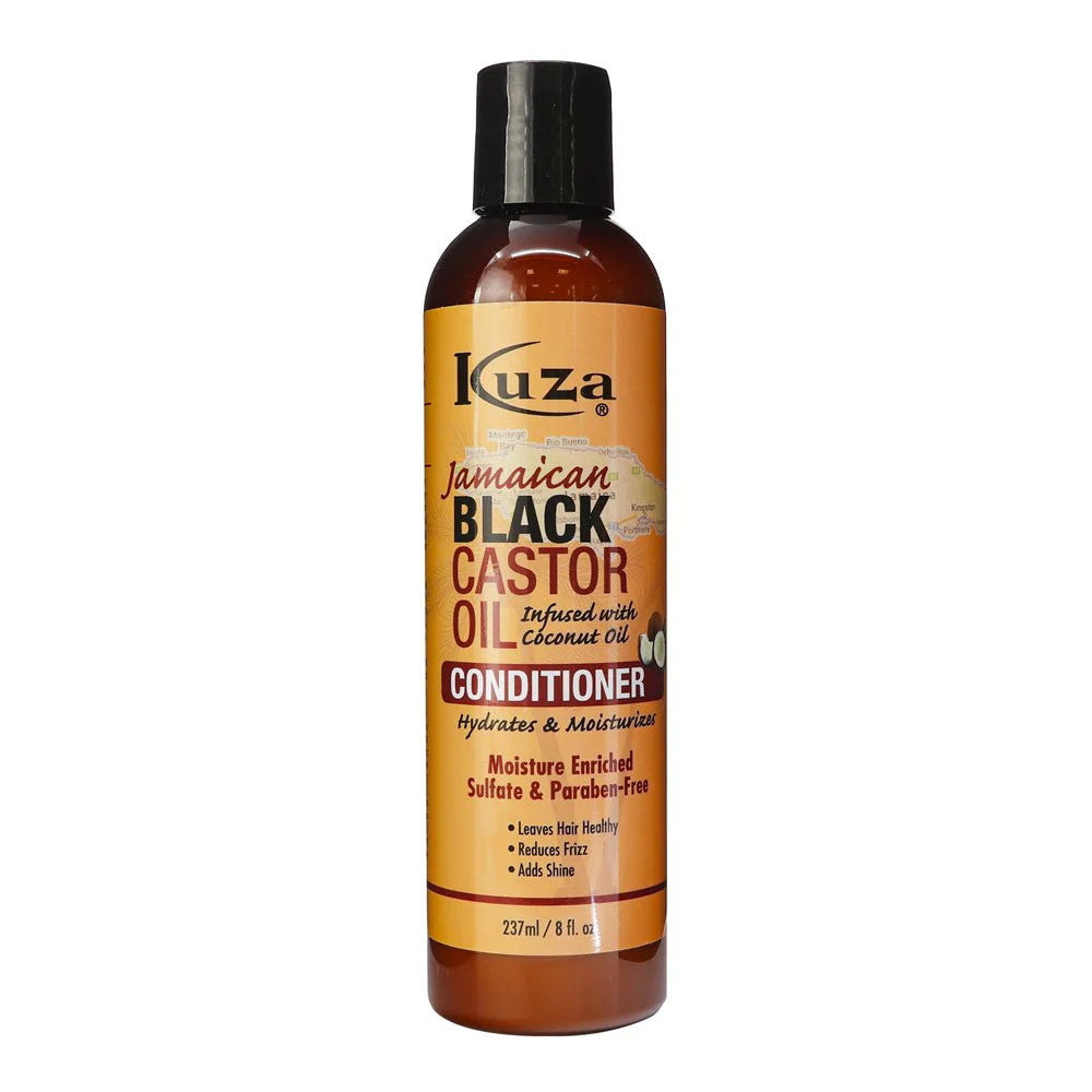 Kuza Jamaican Black Castor Oil with Coconut Oil Conditioner, 8 Oz